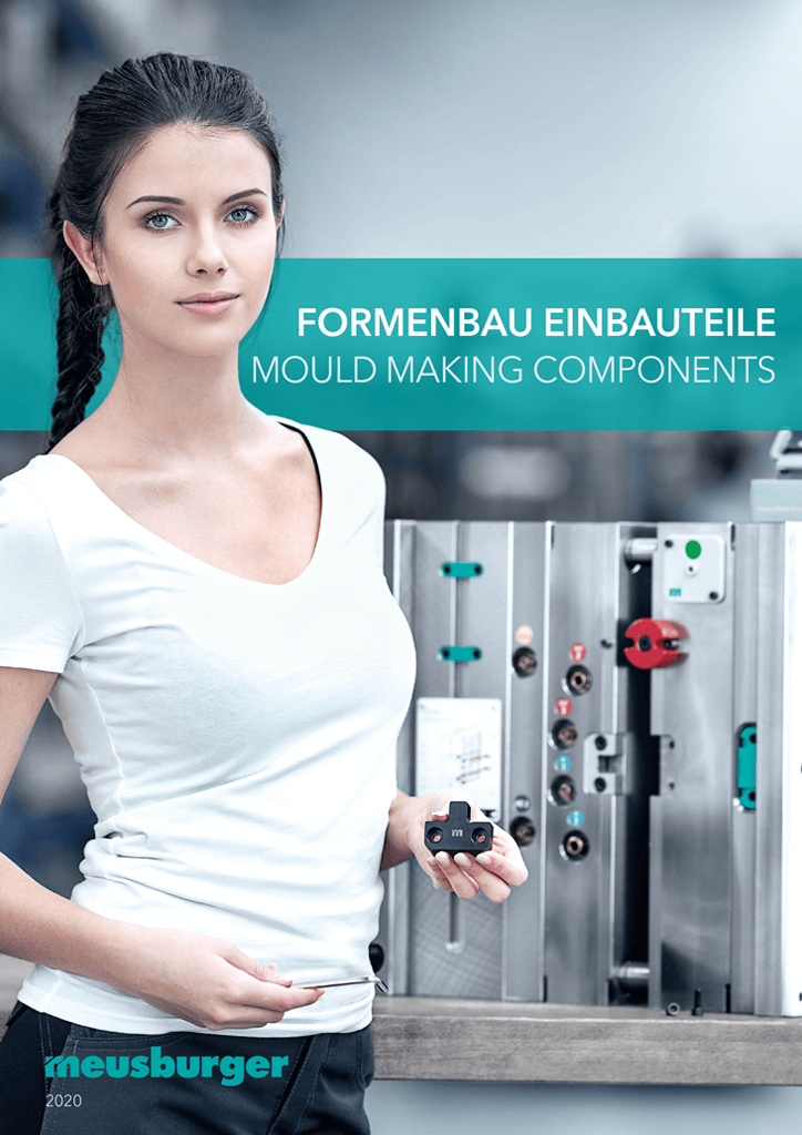 Cover page of the Meusburger print catalog.