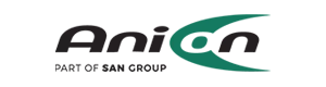 Le logo de l'entreprise ANICON, qui fait partie de SAN Group Biotech Germany GmbH